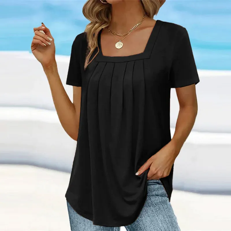 Aurora Pleated Shirt