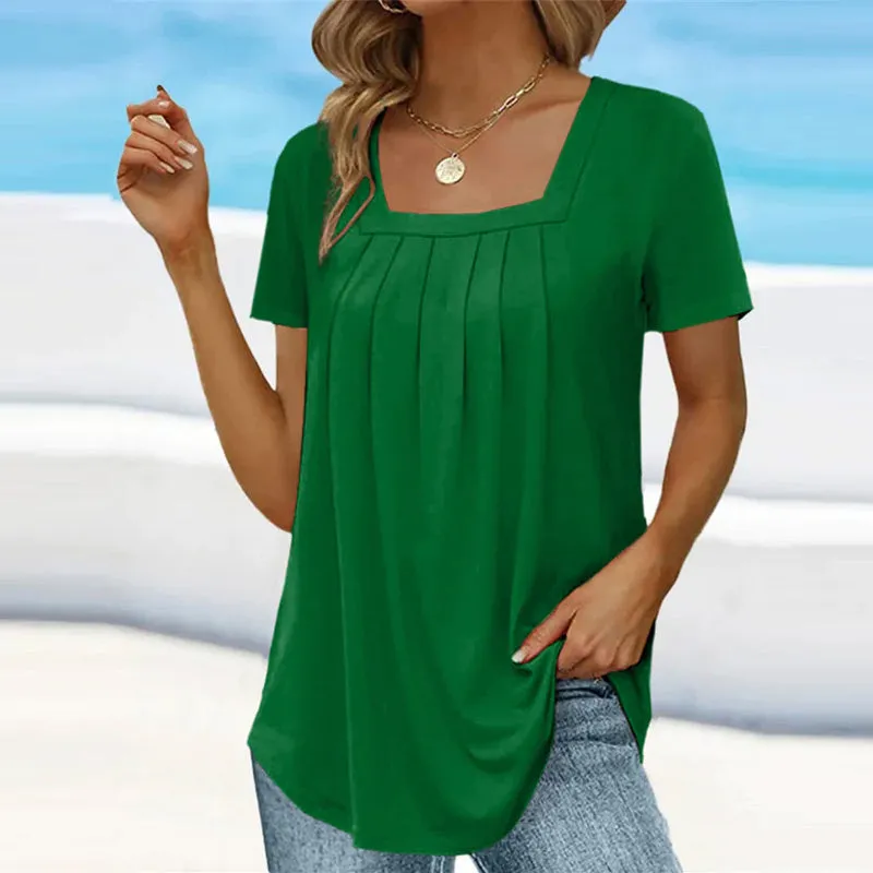 Aurora Pleated Shirt