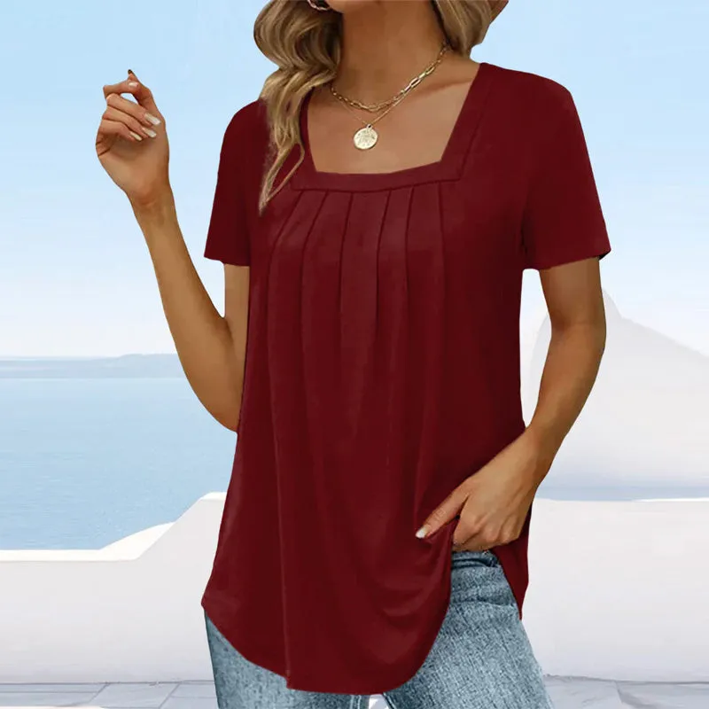 Aurora Pleated Shirt