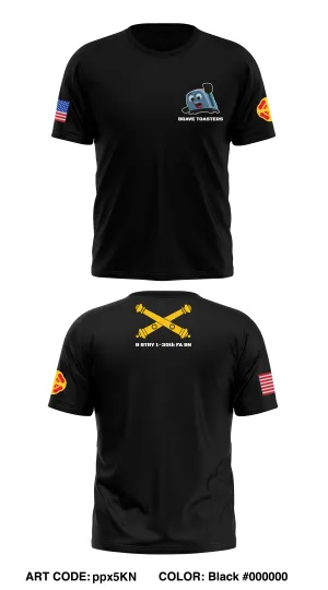 B BTRY, 1-30th FA BN, 428 BDE Store 1 Core Men's SS Performance Tee - ppx5KN