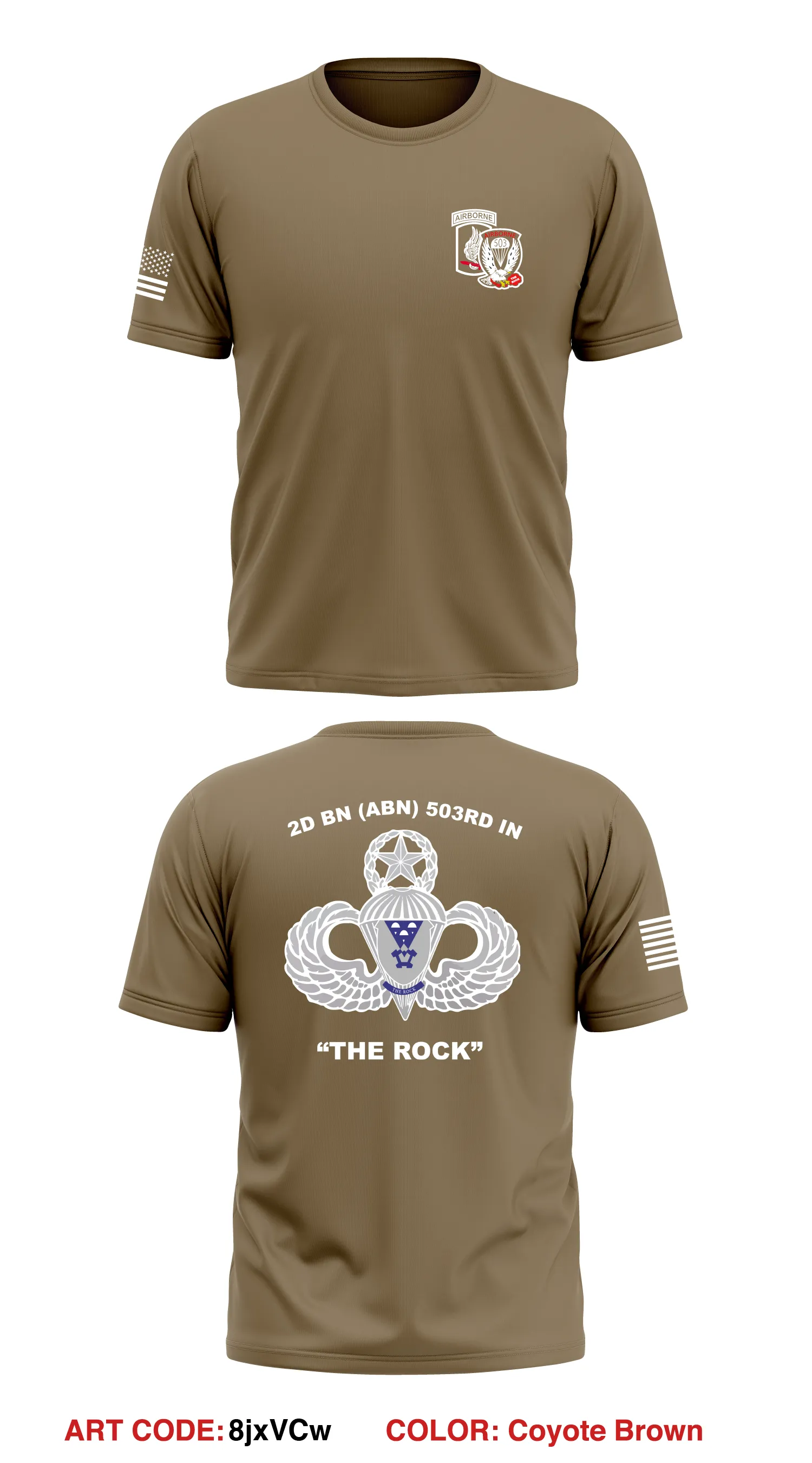B Co, 2-503, 173rd ABN Store 1 Core Men's SS Performance Tee - 8jxVCw