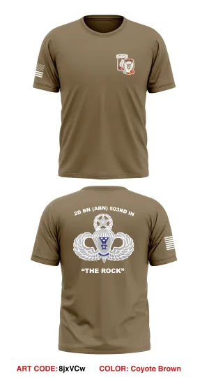 B Co, 2-503, 173rd ABN Store 1 Core Men's SS Performance Tee - 8jxVCw