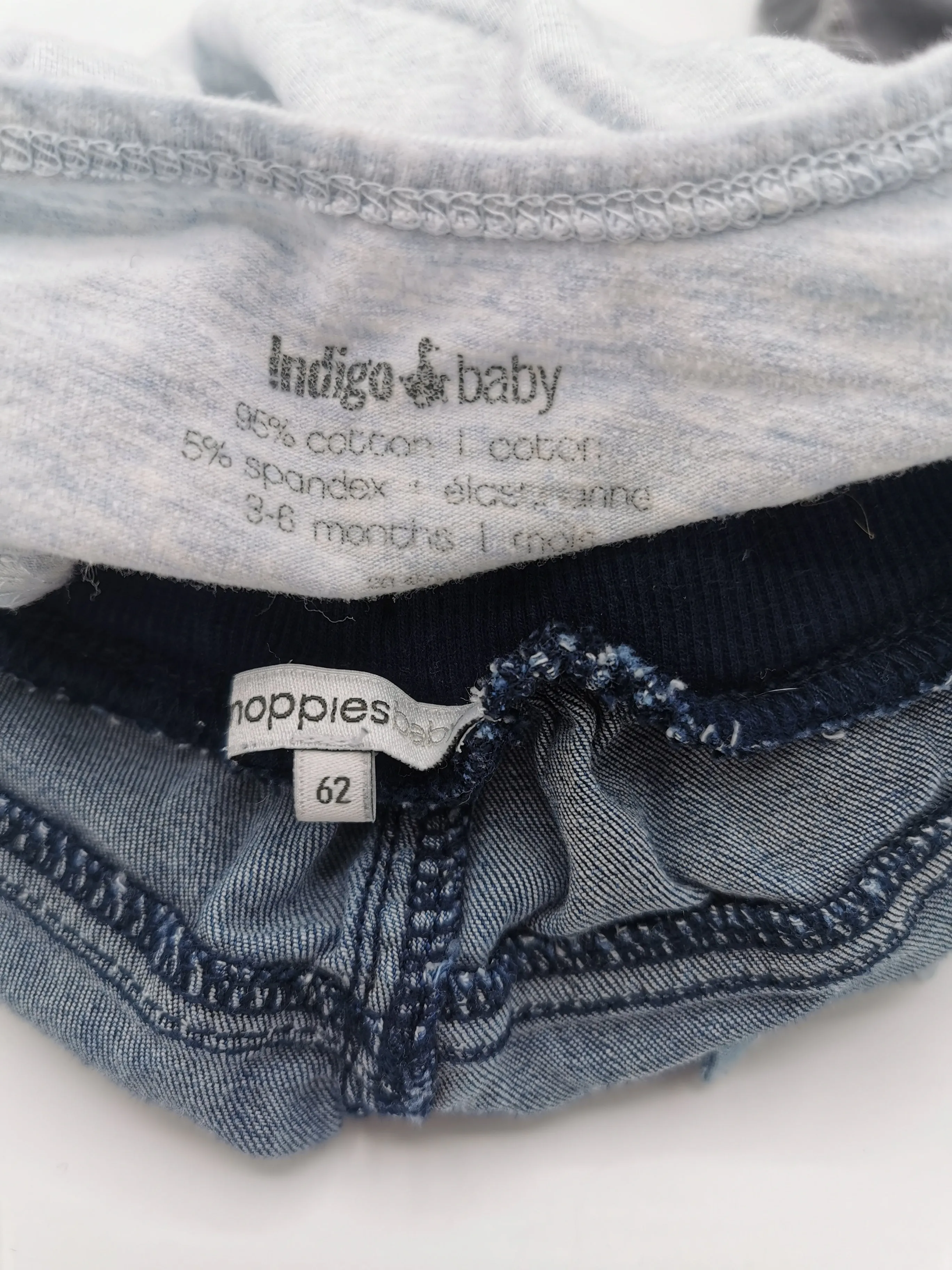 BABY BOY SIZE 3/6 MONTHS - NOPPIES, 3 Piece Mix N Match Outfit VGUC B7