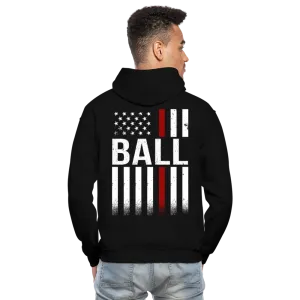 Ball Firefighter Gildan Heavy Blend Adult Hoodie
