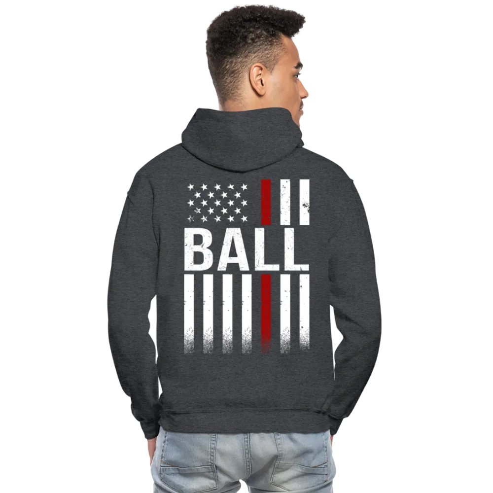Ball Firefighter Gildan Heavy Blend Adult Hoodie
