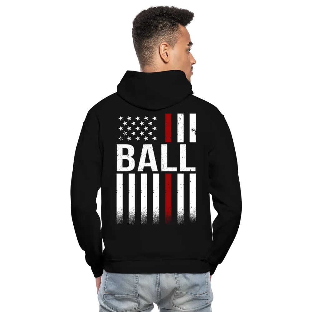 Ball Firefighter Gildan Heavy Blend Adult Hoodie