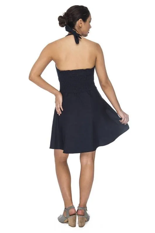 Bedding Dress in Navy