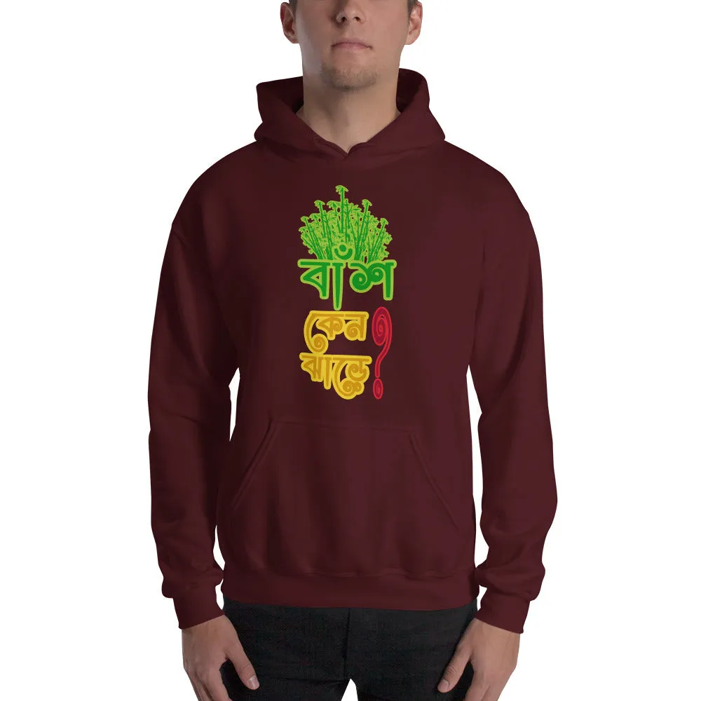 Bengali Unisex Heavy Blend Hooded Sweatshirt - Bans Keno Jhare