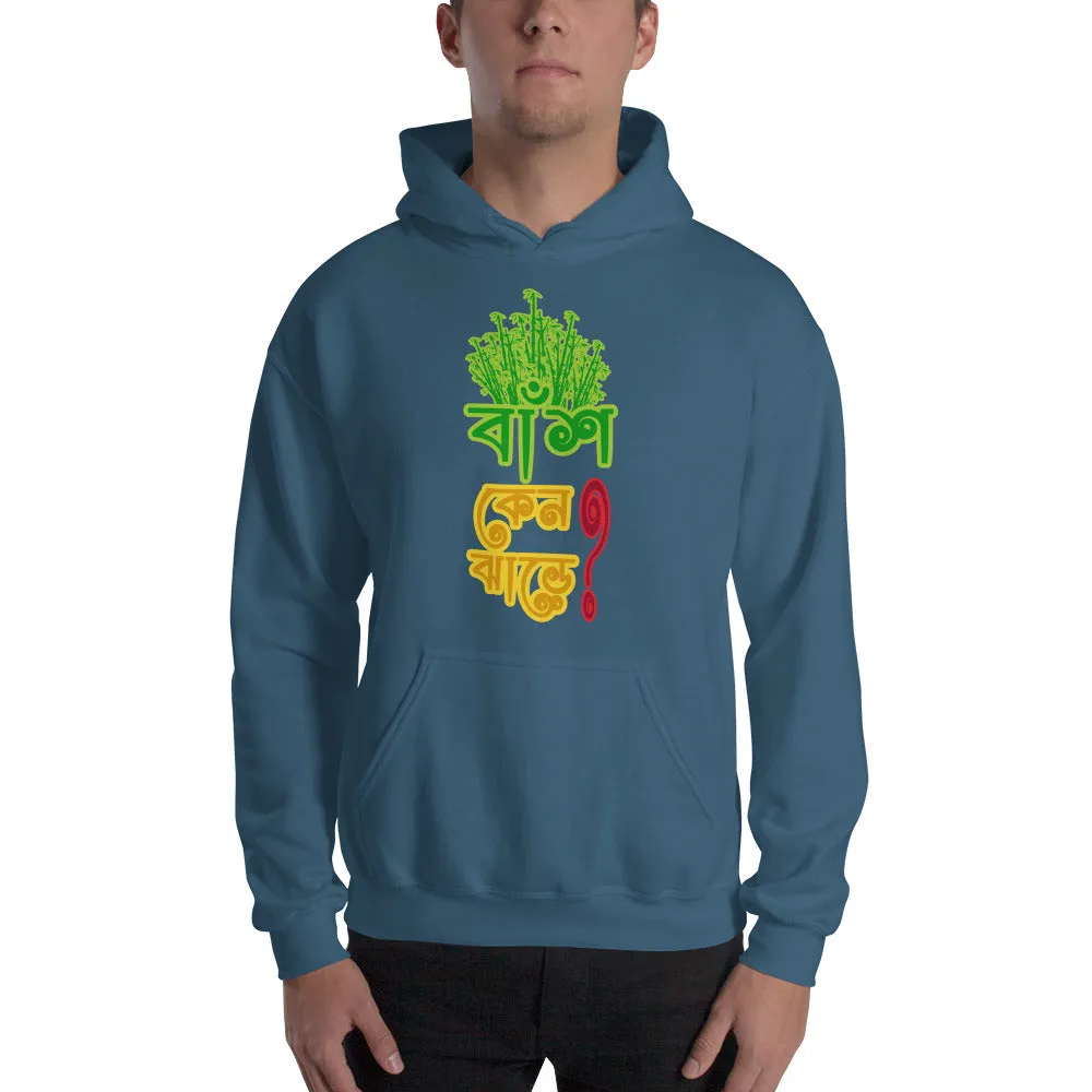 Bengali Unisex Heavy Blend Hooded Sweatshirt - Bans Keno Jhare