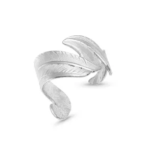 BGRG4066 Ring Free Spirit Feather OS