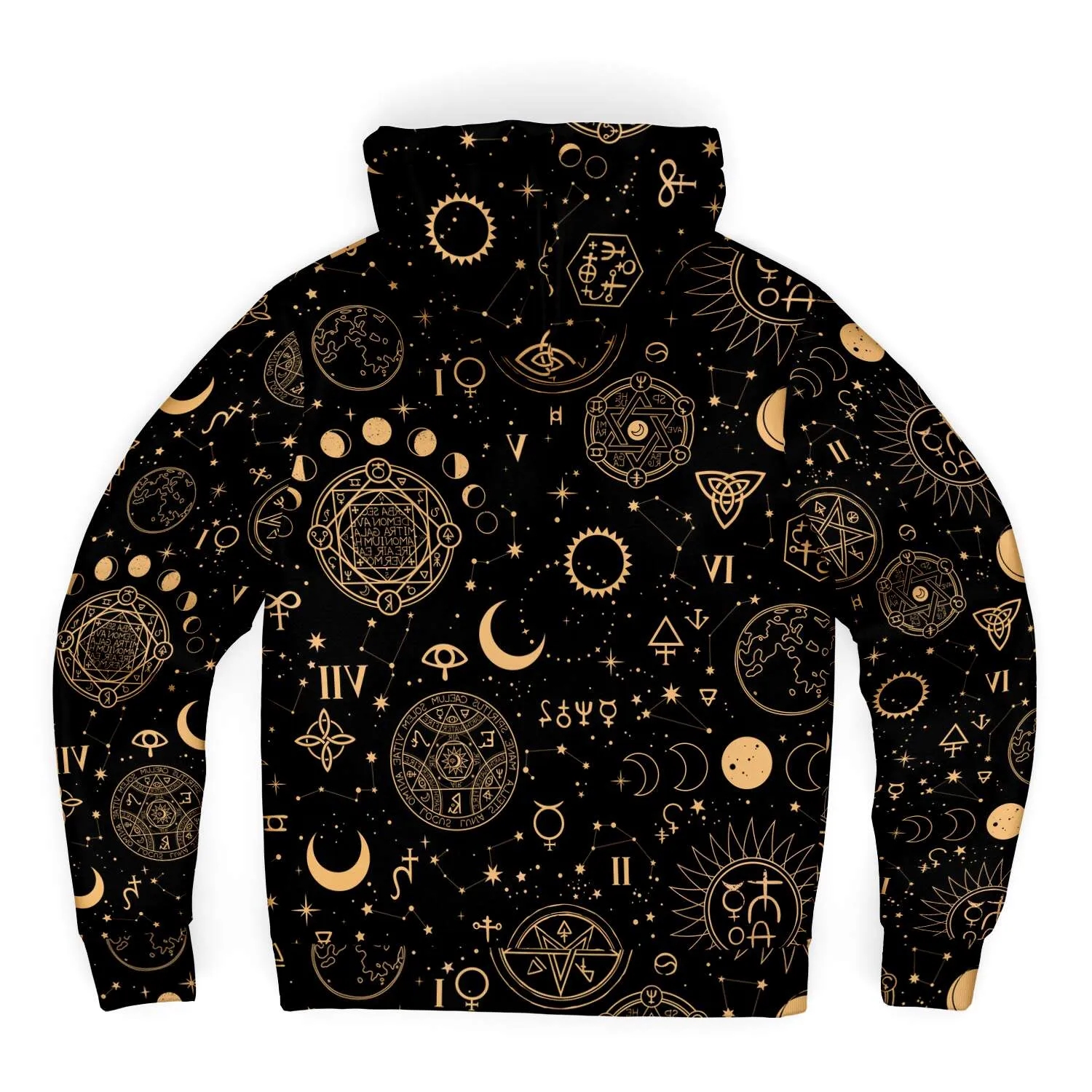 Black And Sand Celestial | Zip Up Hoodie