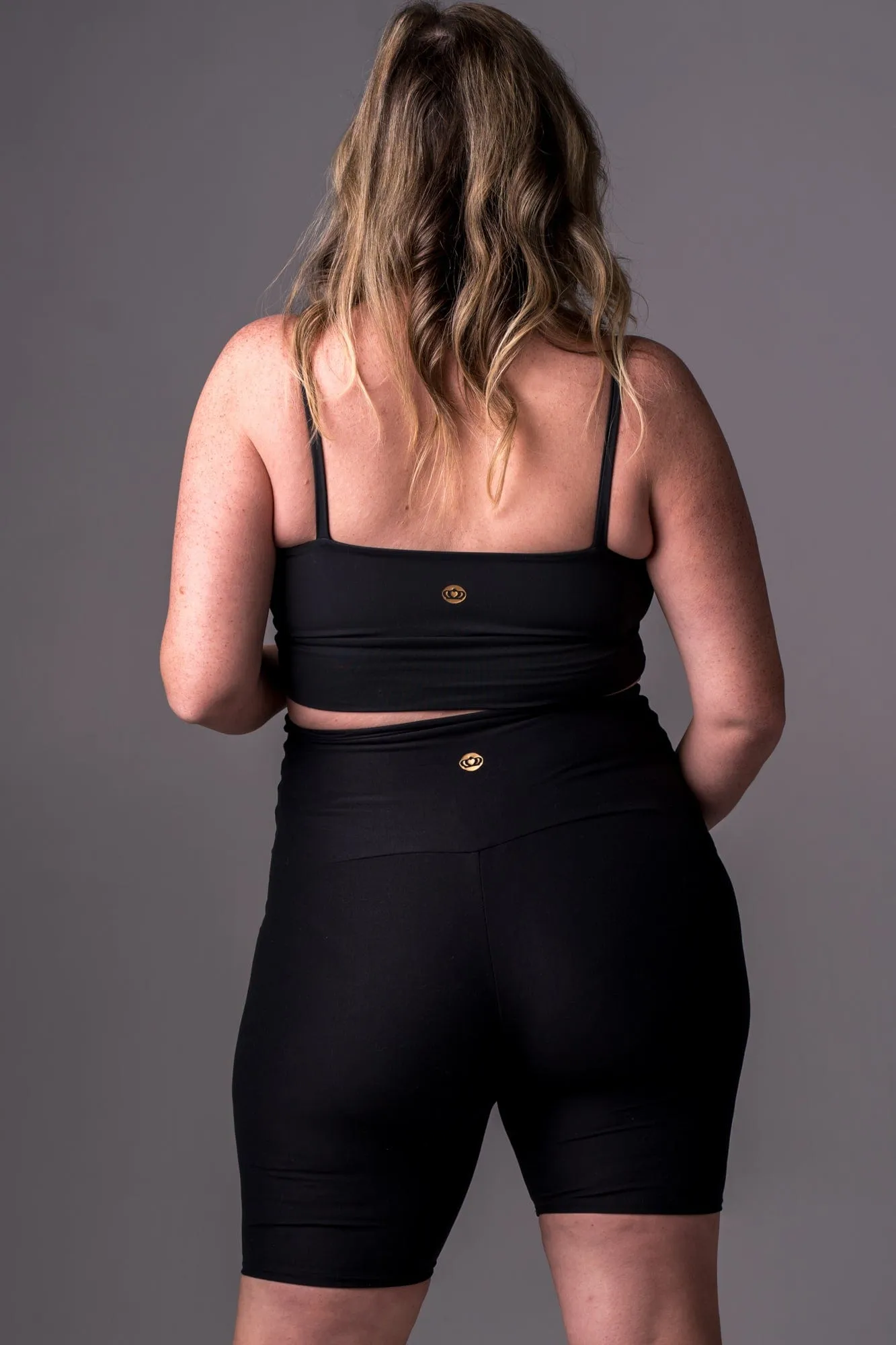 Black Dynamic Maternity Booty Shorts