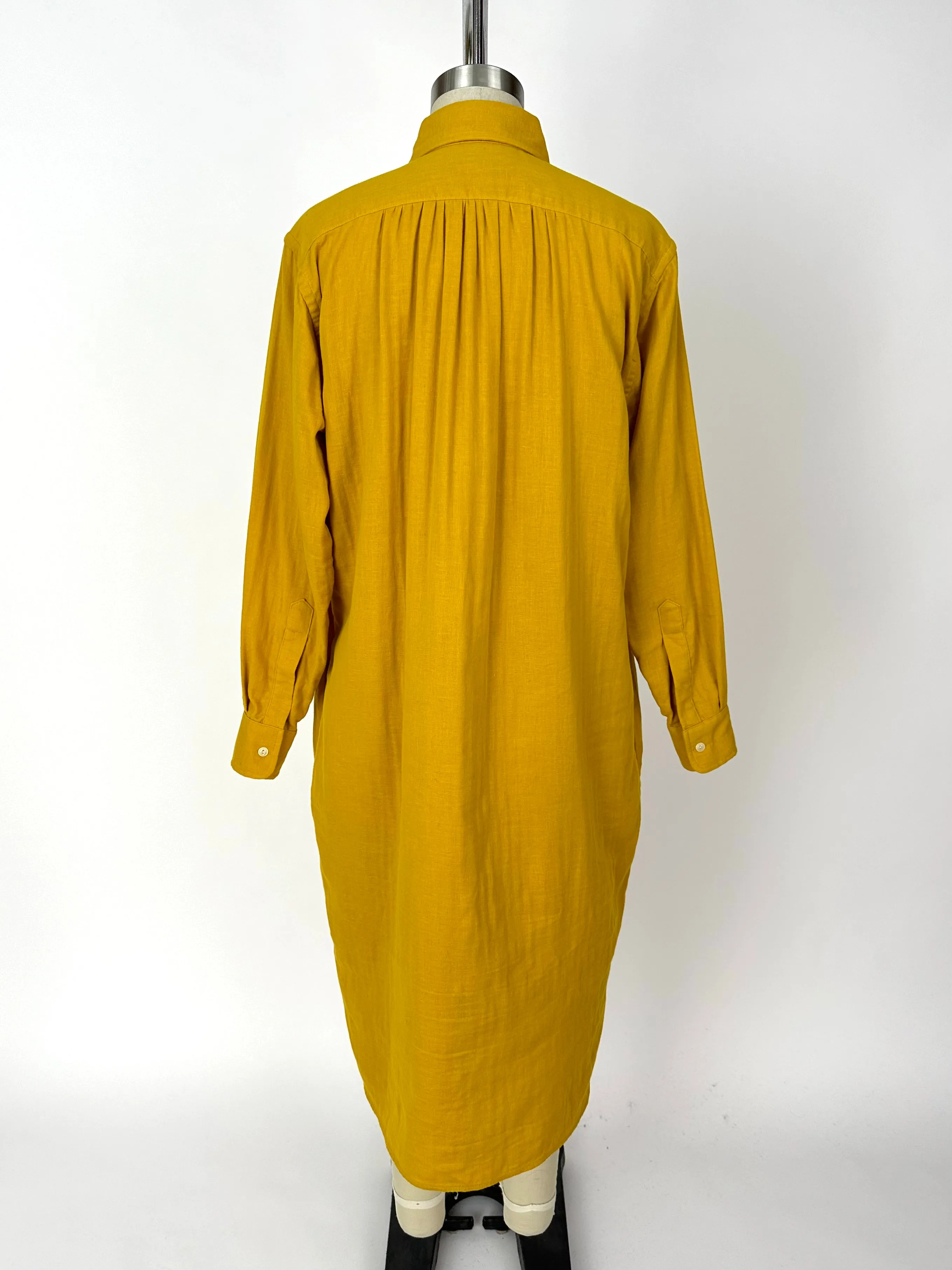 Blluemade Mustard Shirtdress