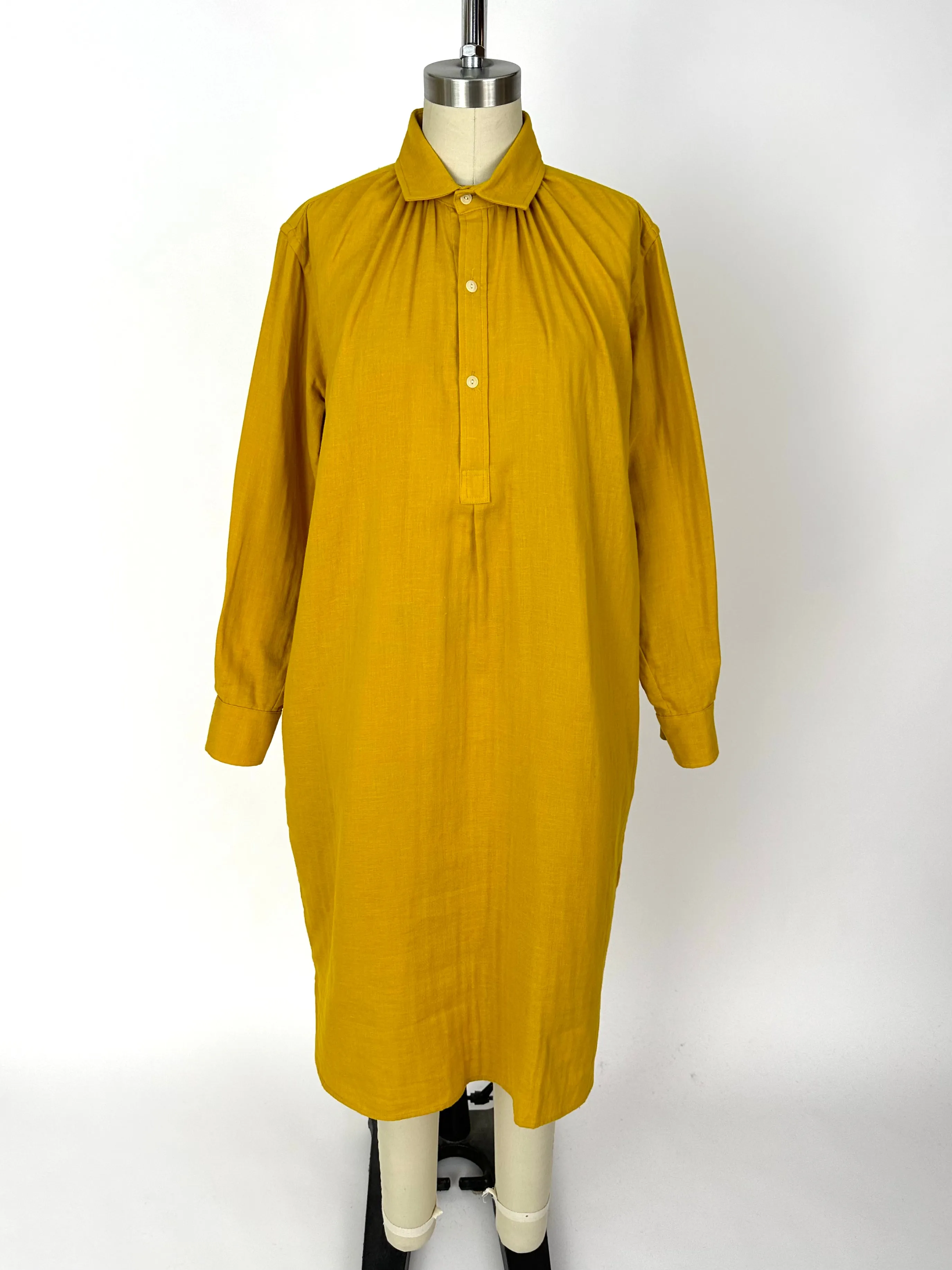Blluemade Mustard Shirtdress
