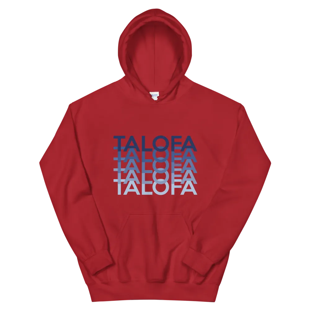 Blue Talofa Repeat *ADULT HOODIE*
