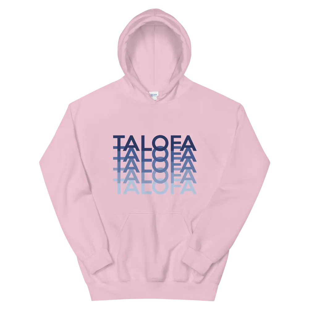Blue Talofa Repeat *ADULT HOODIE*