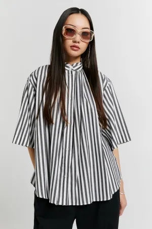 Boater's Shirt Black Stripe