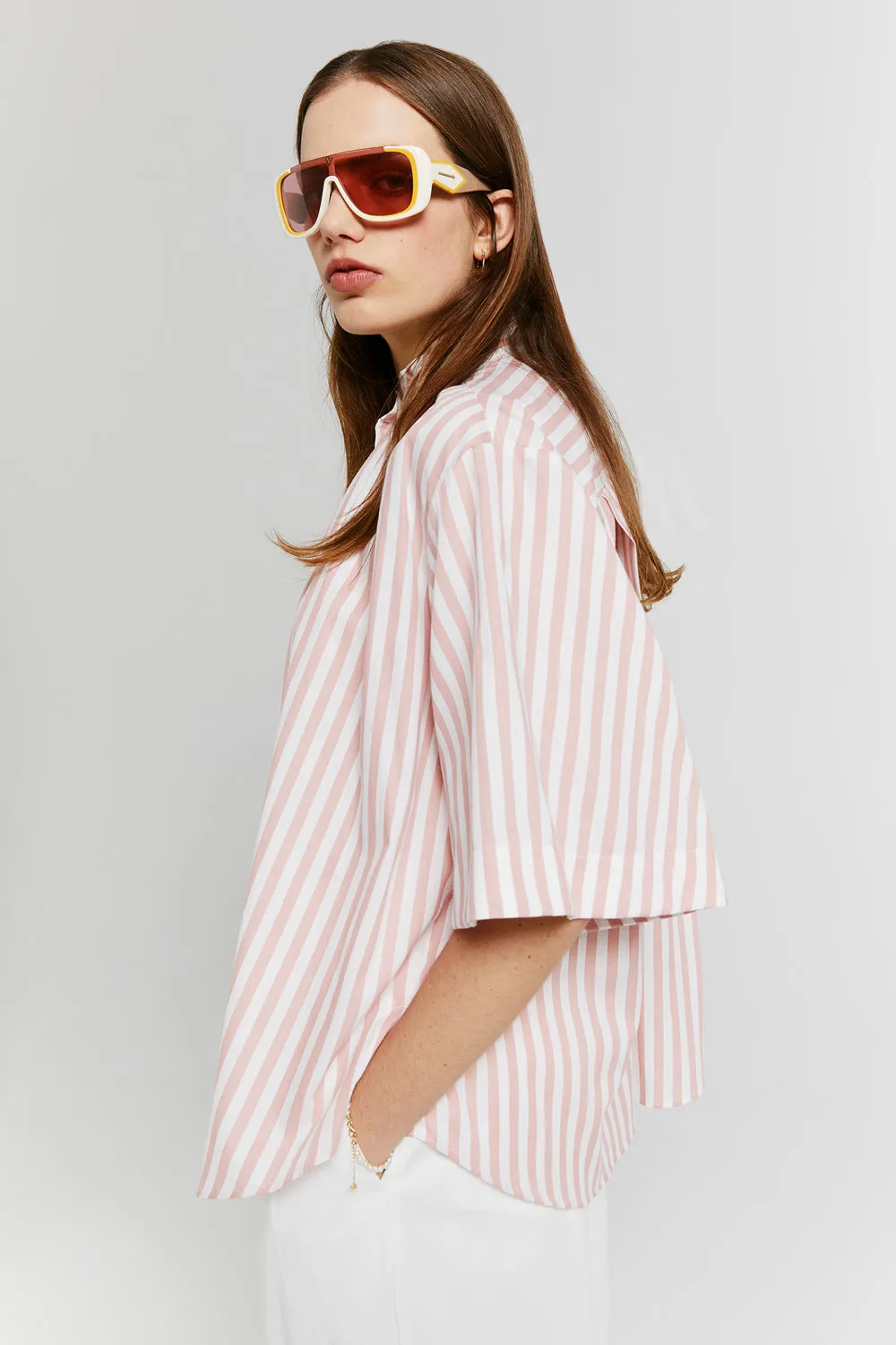 Boater's Shirt Pink Stripe