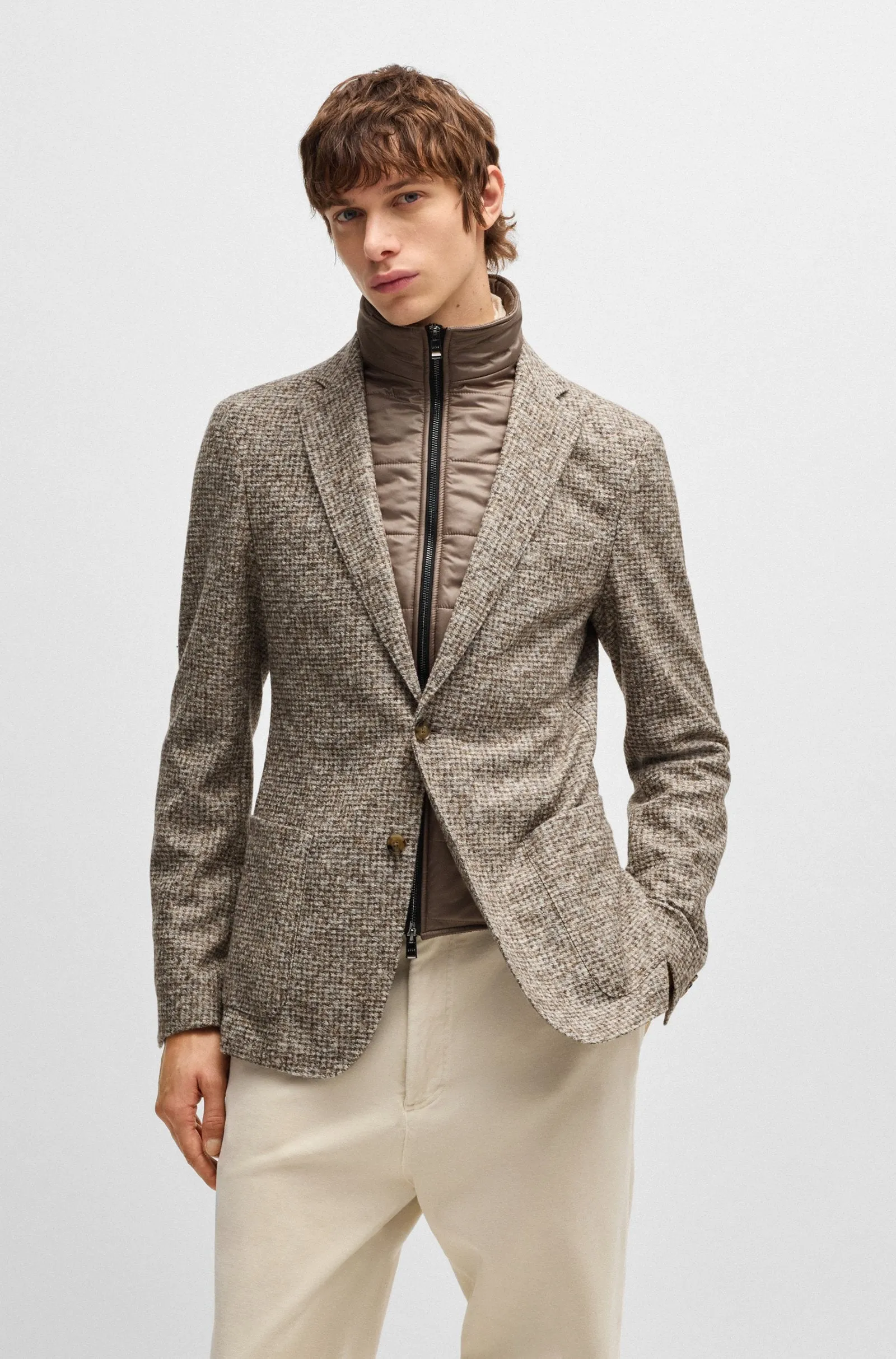 BOSS Blazers Slim Fit in Cotton Mix - C-HANRY-J-BIB-244 10265827 01-50528199