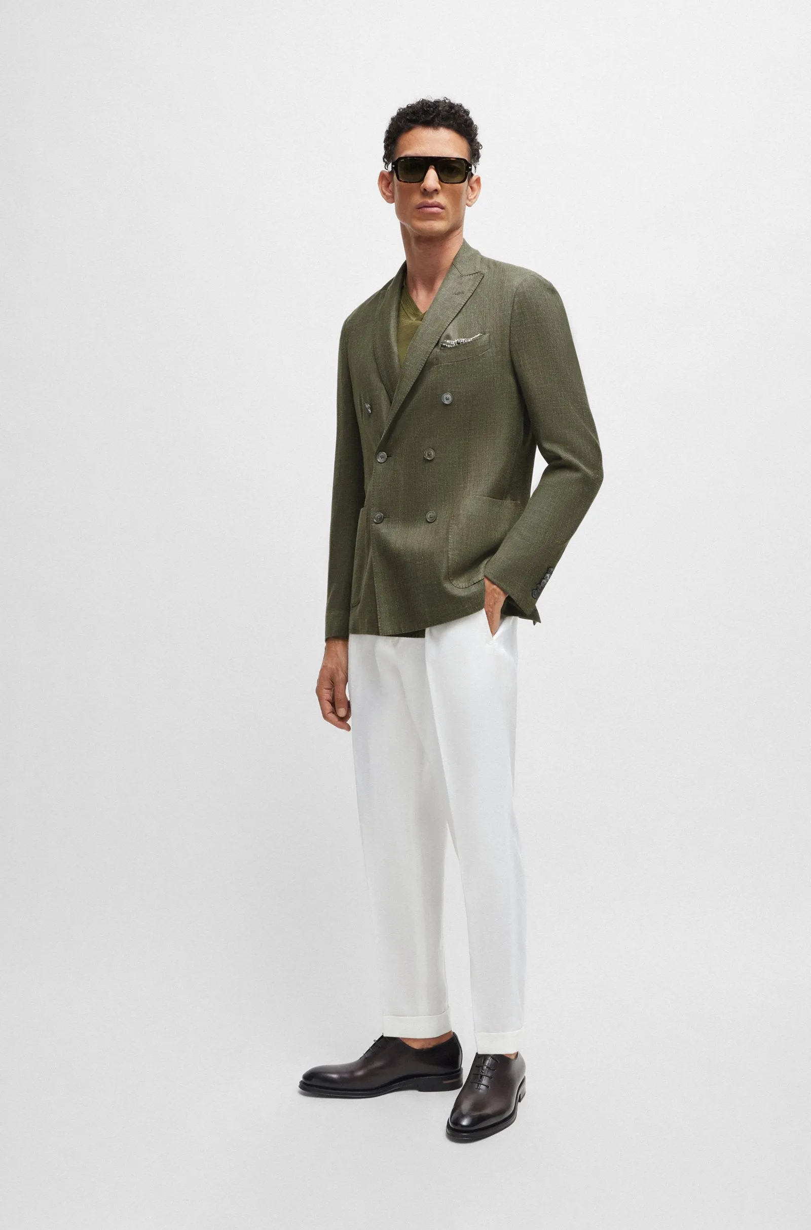 BOSS Blazers Slim Fit in Wool Mix - L-HESTON-DB-D-234F 10259408 01-50514412