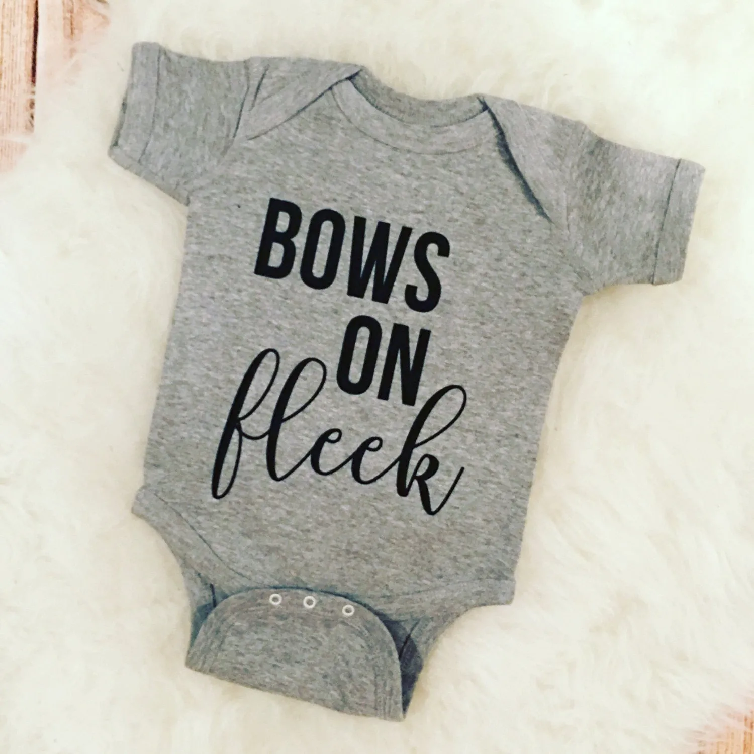 Bows on Fleek Sassy Tee or Bodysuit