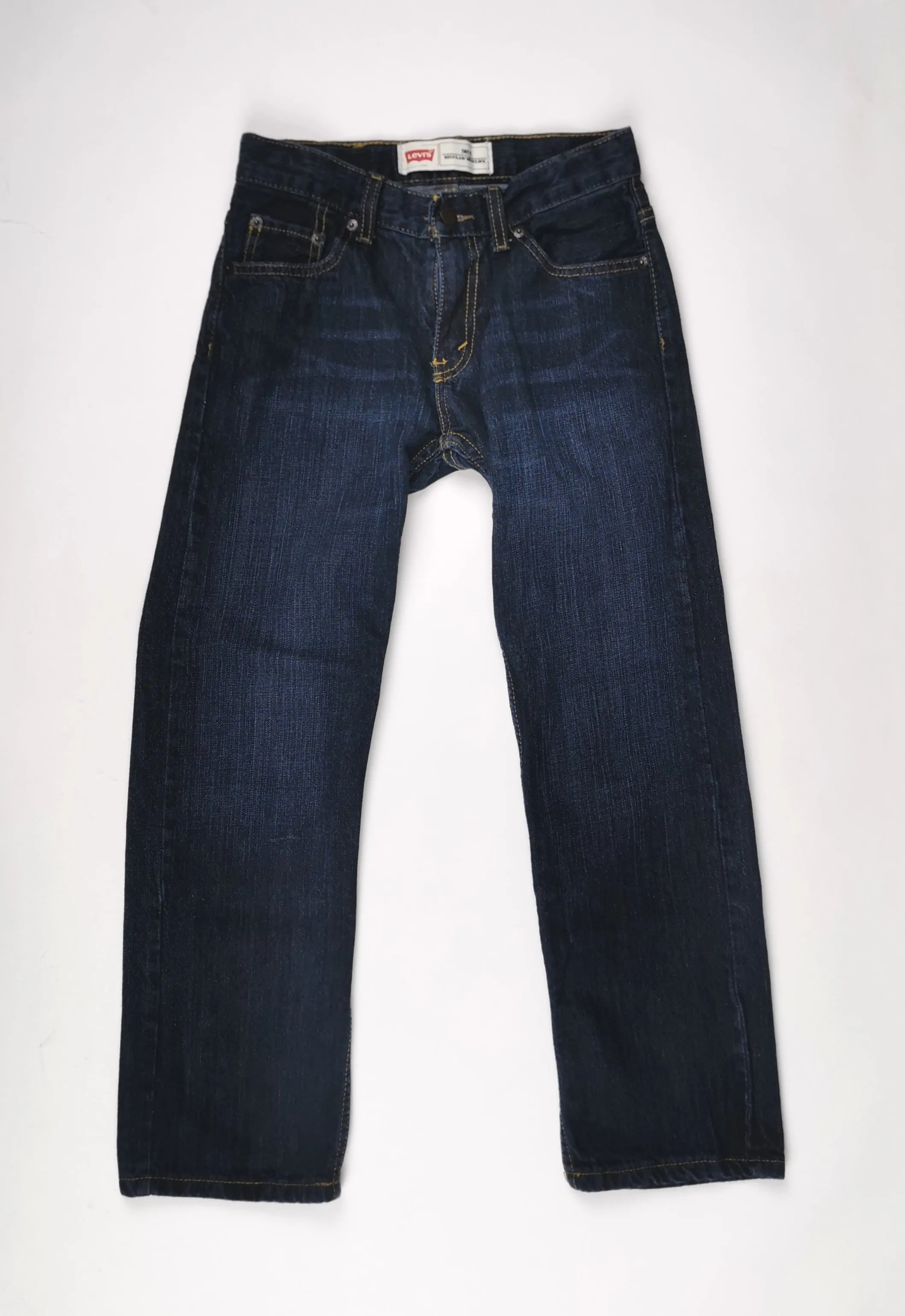 BOY SIZE 10 YEARS - LEVI'S 505, Dark Blue, Straight Fit Jeans EUC B57