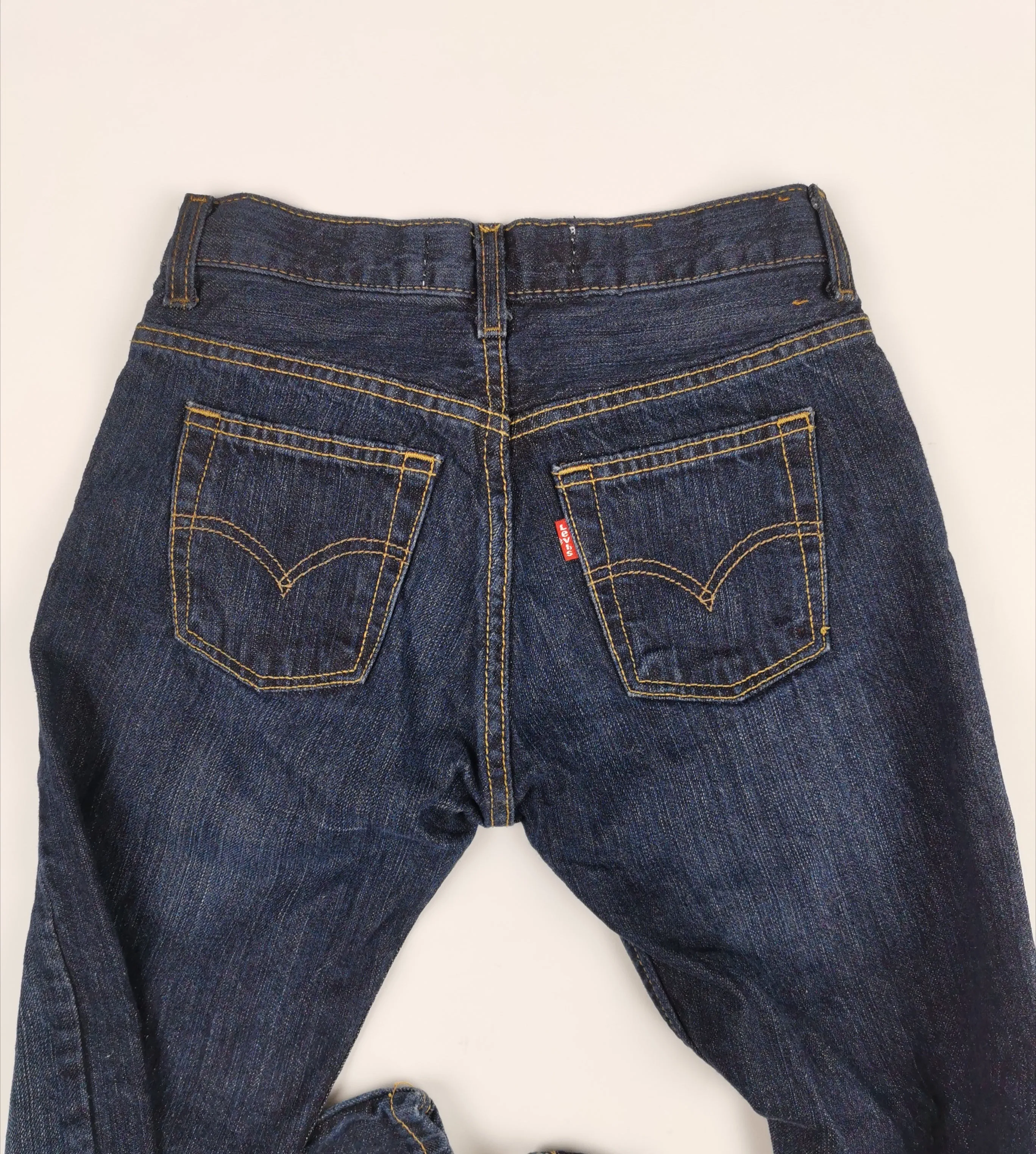 BOY SIZE 10 YEARS - LEVI'S 505, Dark Blue, Straight Fit Jeans EUC B57