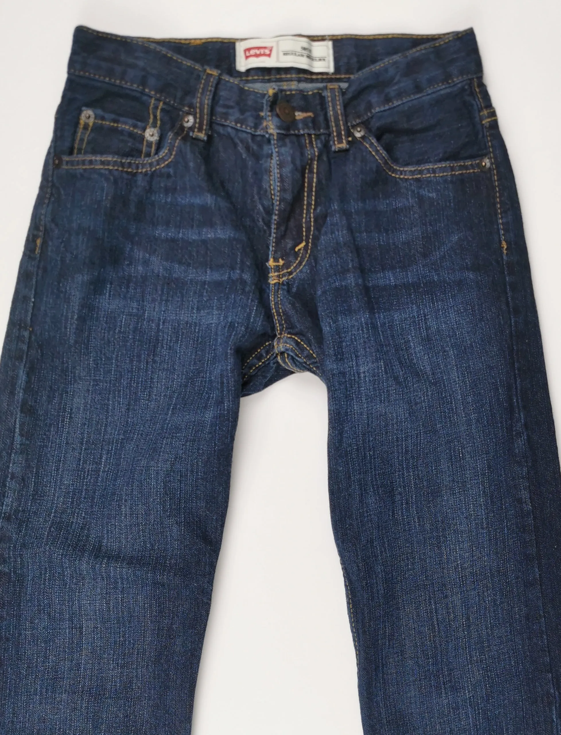 BOY SIZE 10 YEARS - LEVI'S 505, Dark Blue, Straight Fit Jeans EUC B57