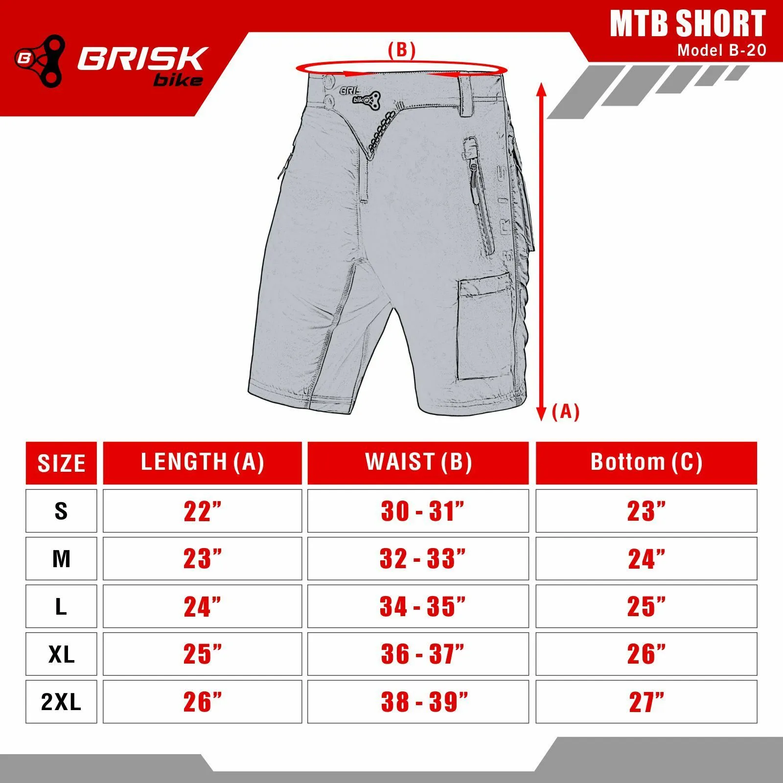 Brisk Bike MTB Shorts with Padded Inner compression shorts, mountain bike shorts mens, mtb padded shorts, mtb cycling shorts, mens padded bike shorts with pockets, mens mountain bike liner shorts