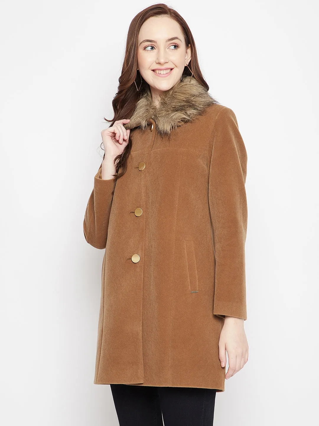 Brown Longline Blazer