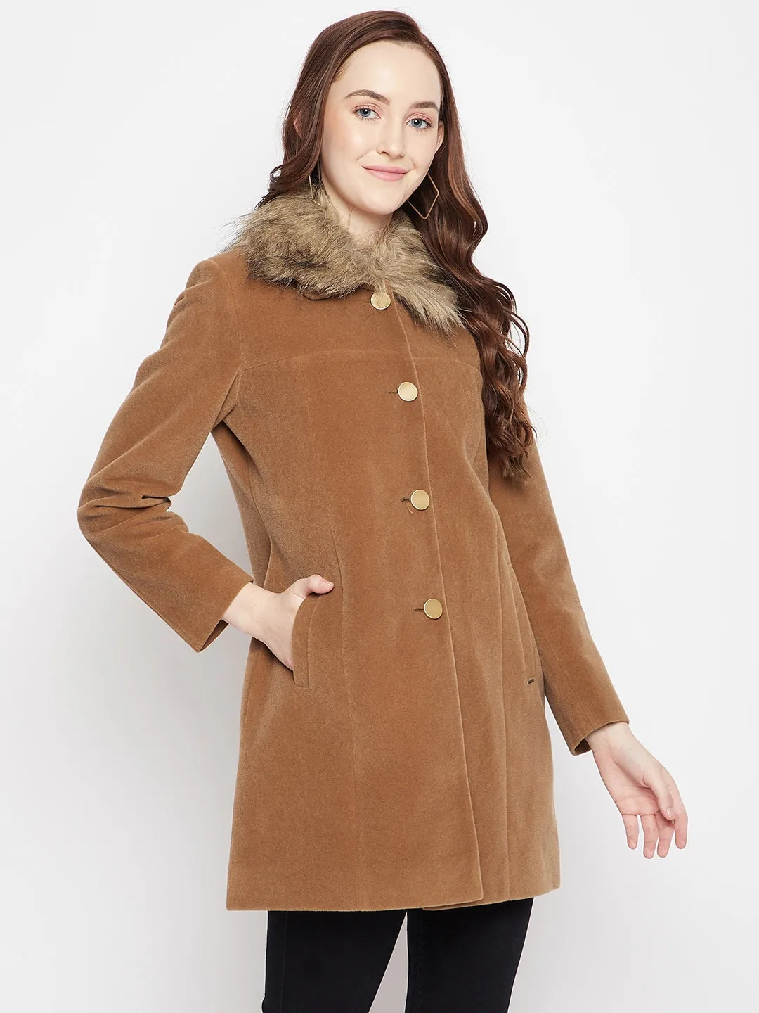 Brown Longline Blazer