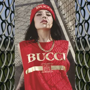 BUCCI GOLD FOIL MUSCLE TEE