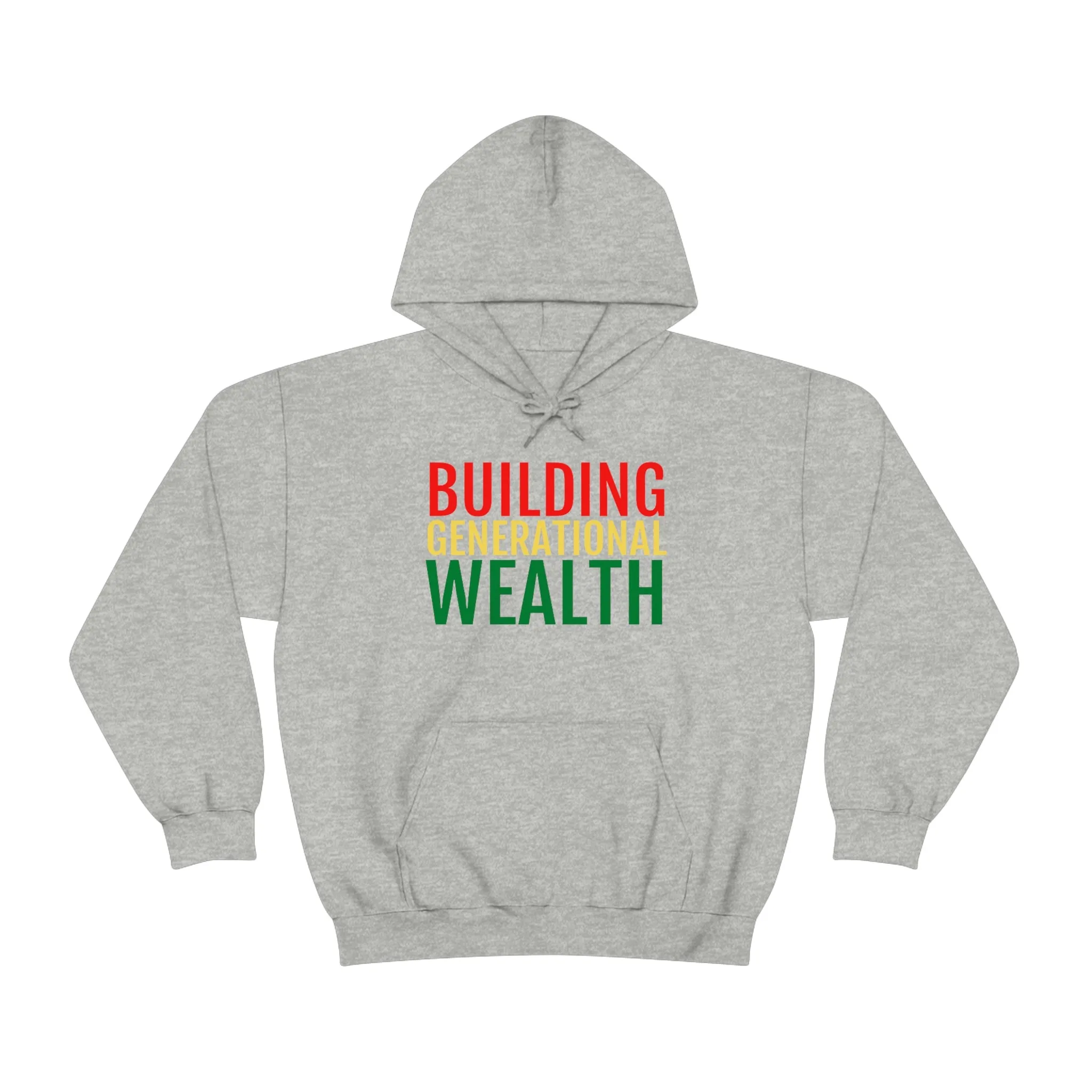 Building Generational Wealth (BHM Edition) - Unisex Heavy Blend™ Hooded Sweatshirt