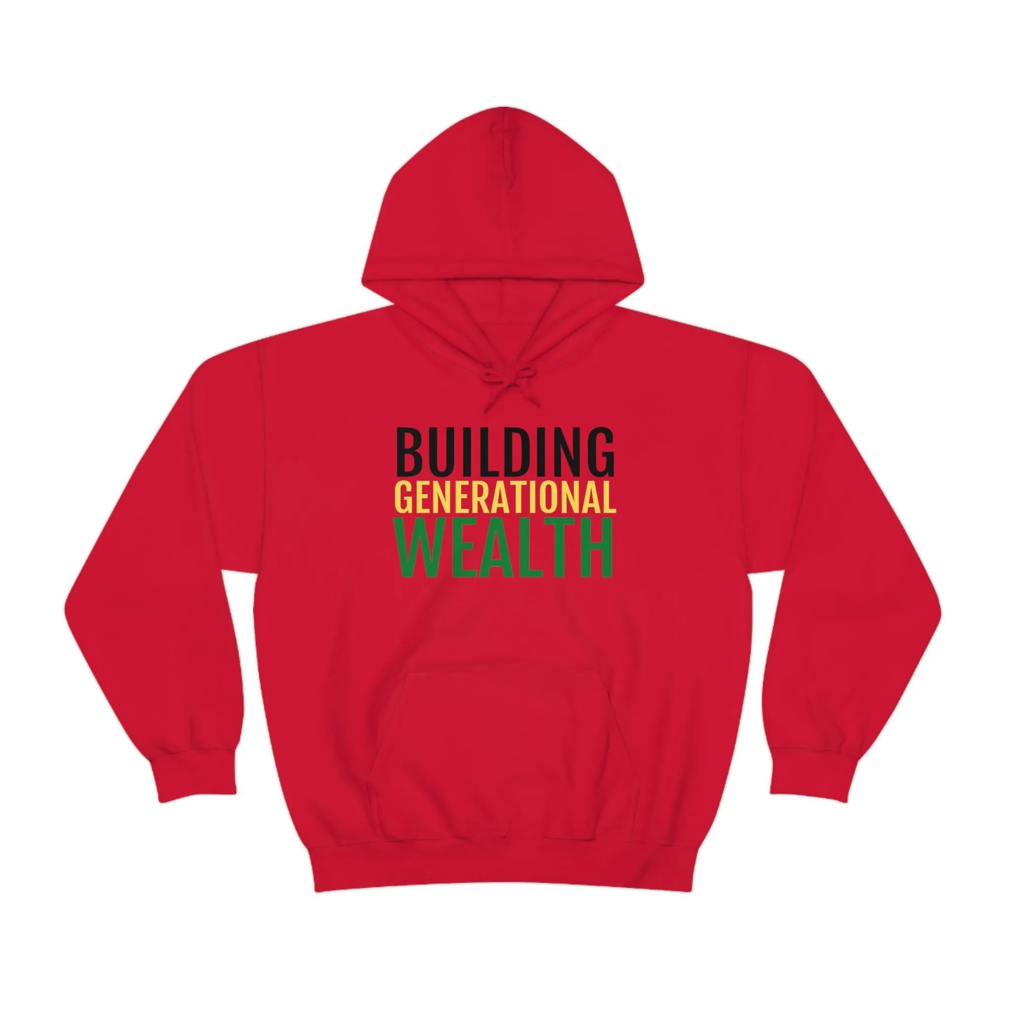 Building Generational Wealth (BHM Edition) - Unisex Heavy Blend™ Hooded Sweatshirt