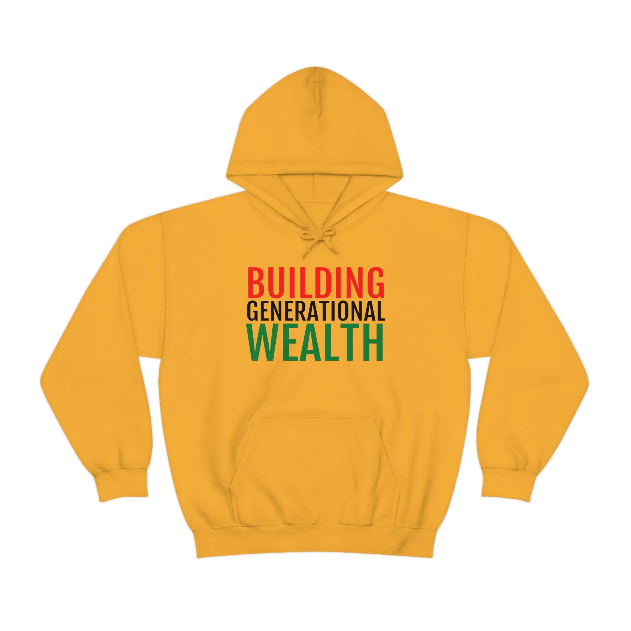 Building Generational Wealth (BHM Edition) - Unisex Heavy Blend™ Hooded Sweatshirt