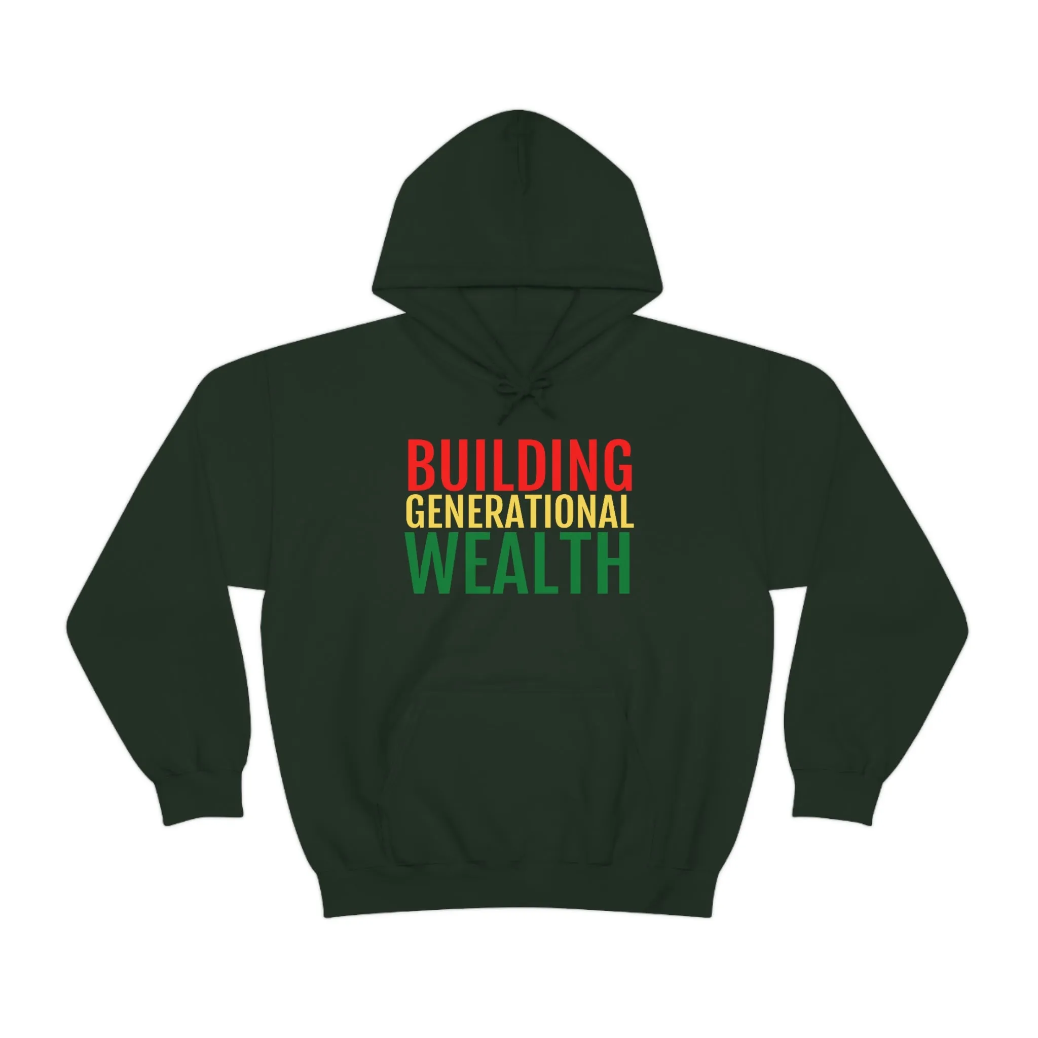 Building Generational Wealth (BHM Edition) - Unisex Heavy Blend™ Hooded Sweatshirt