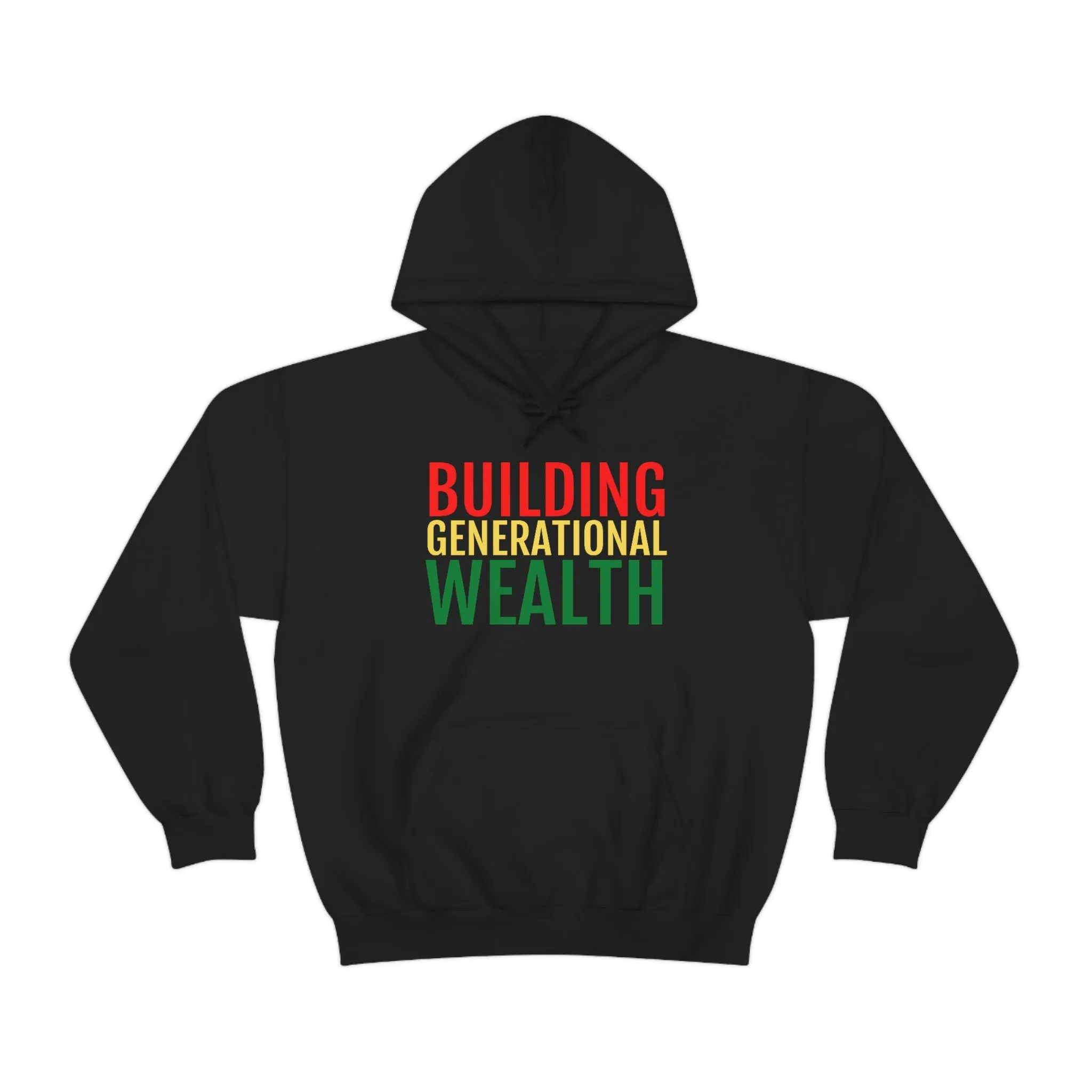Building Generational Wealth (BHM Edition) - Unisex Heavy Blend™ Hooded Sweatshirt
