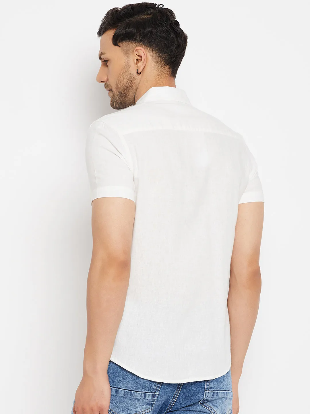 Camla White Shirts For Men