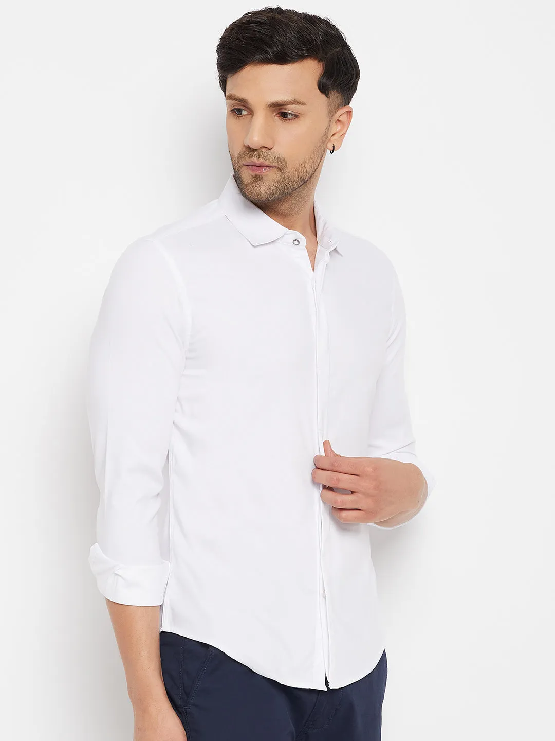 Camla White Shirts For Men