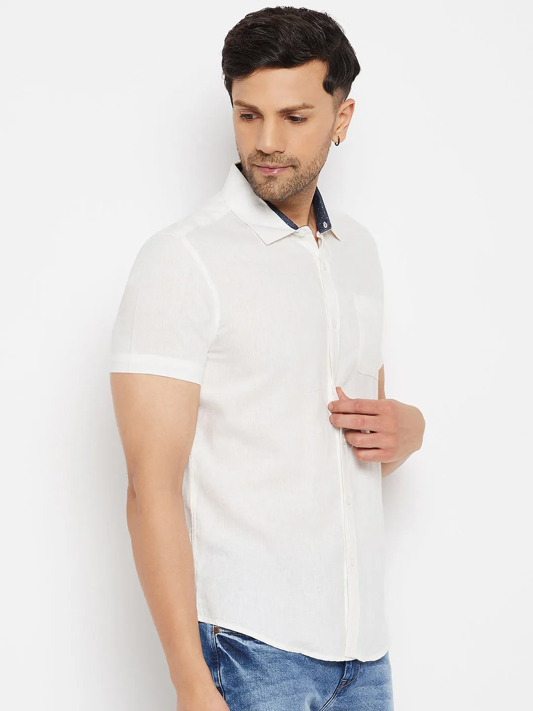 Camla White Shirts For Men