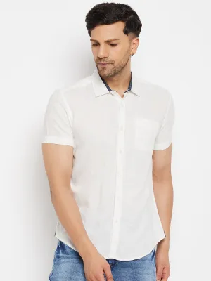 Camla White Shirts For Men