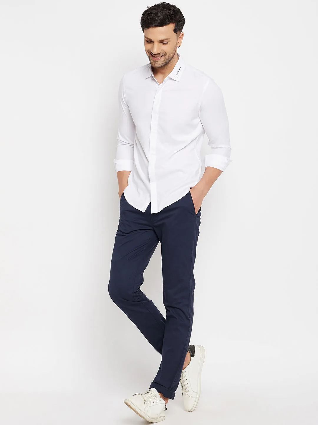 Camla White Shirts For Men