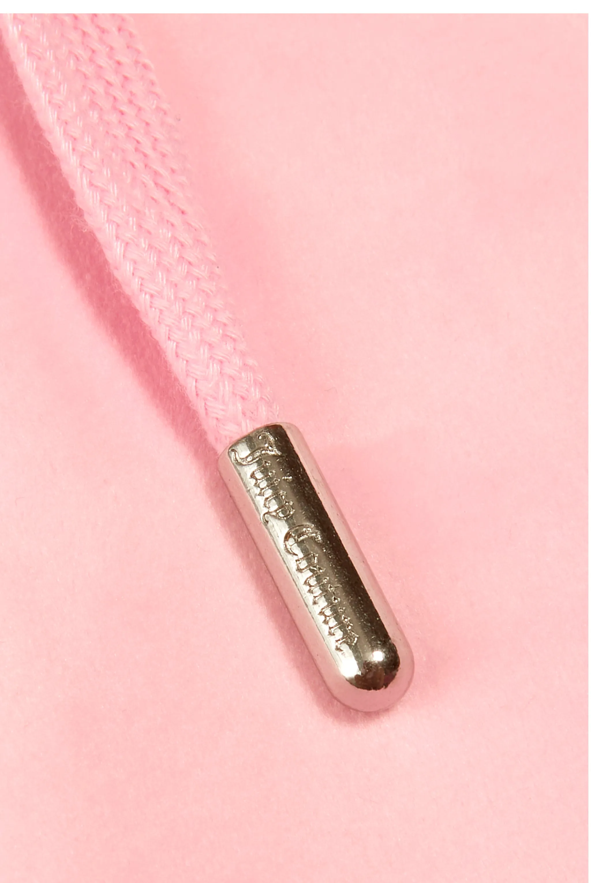 'CAPRICORN' JUICY PINK DIAMANTÉ VELOUR ZIP-THROUGH HOODIE
