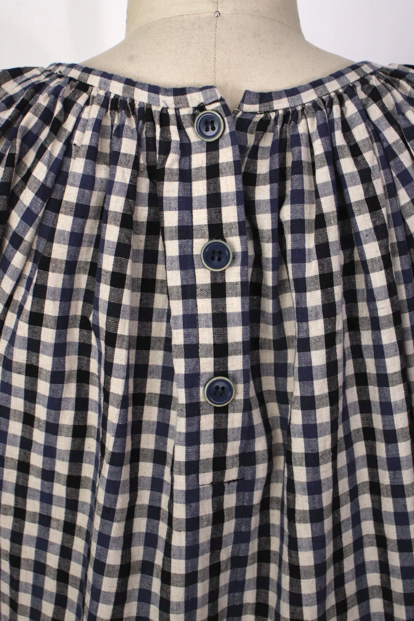 Caron Callahan Gingham Midi Dress