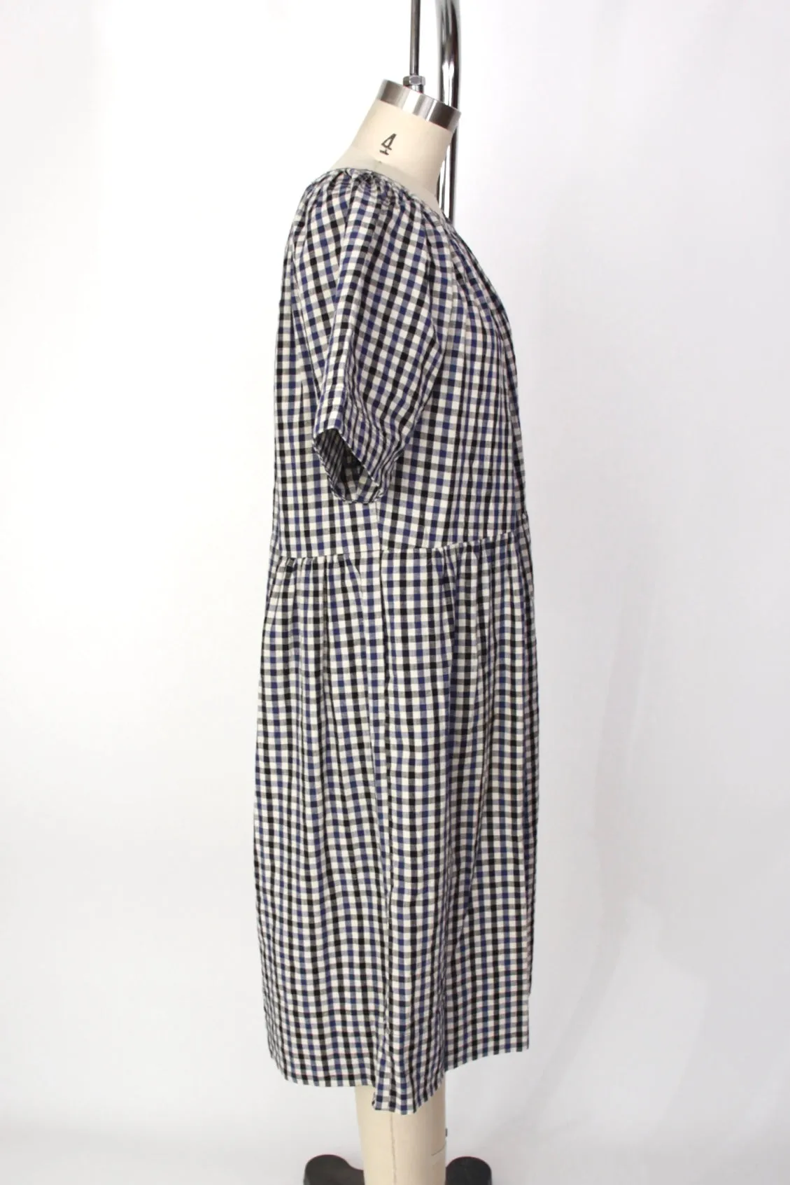 Caron Callahan Gingham Midi Dress