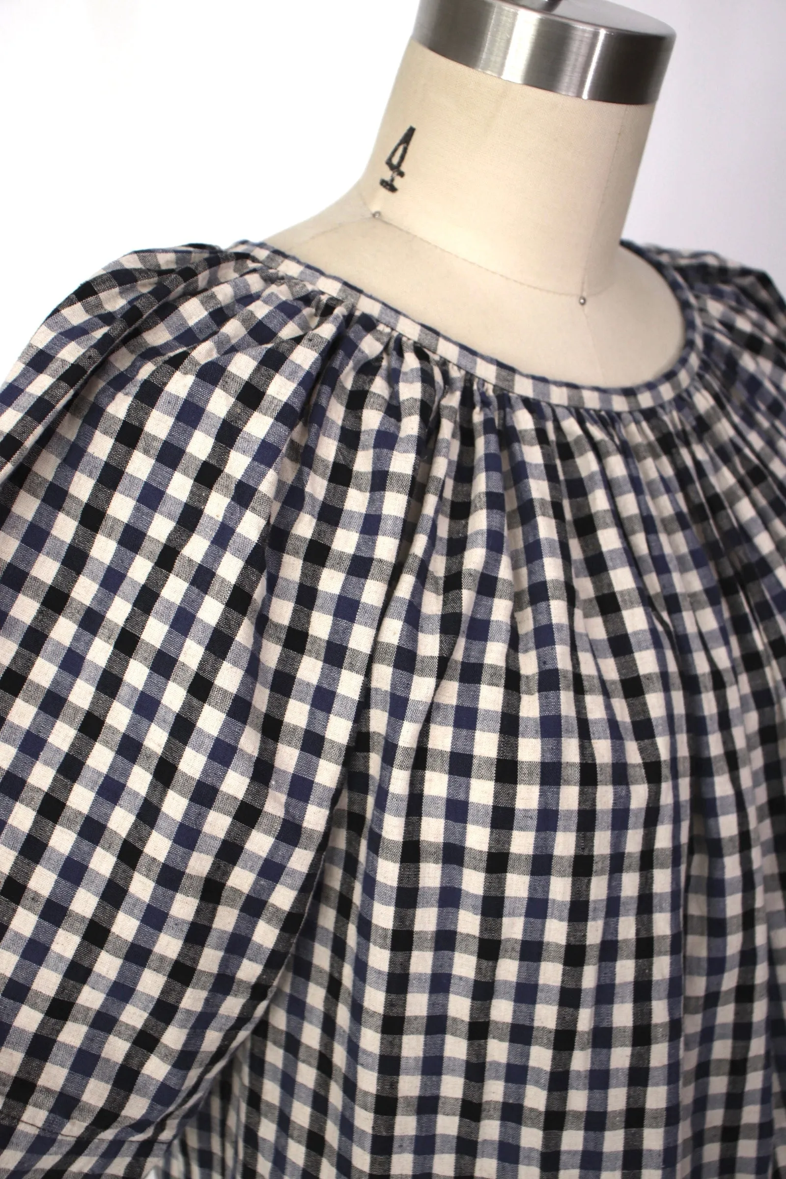 Caron Callahan Gingham Midi Dress