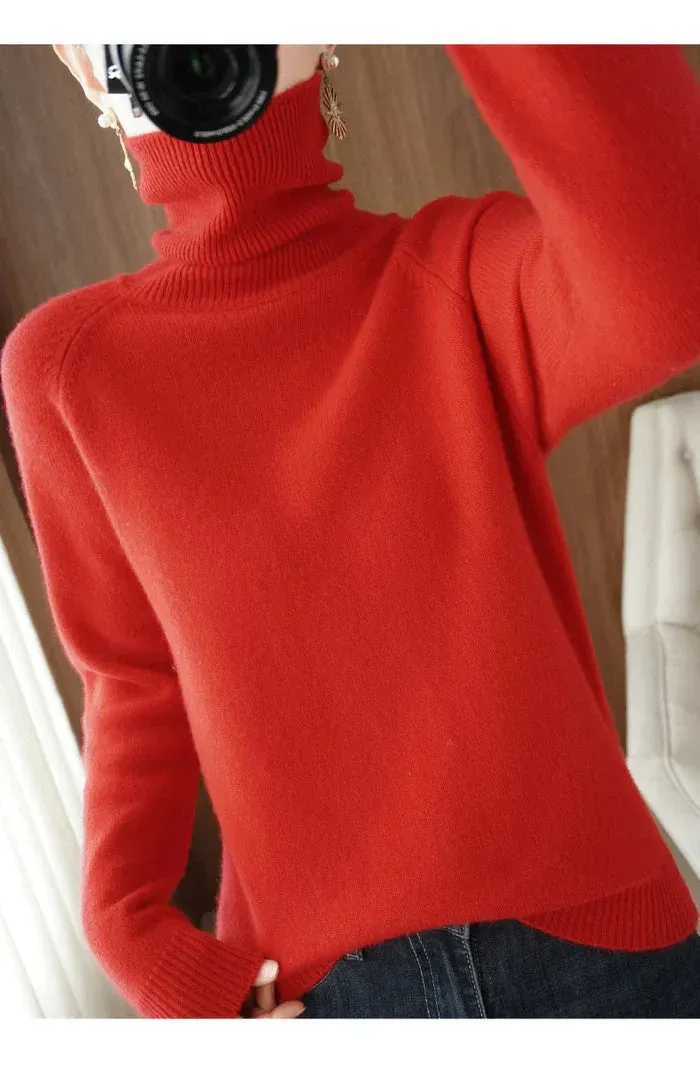 Cashmere Brianna Knit Sweater: Soft, Warm, and Cozy