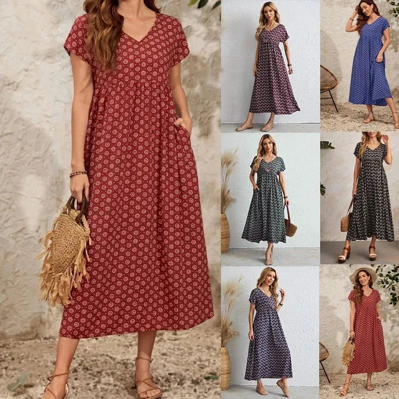 Casual Vintage Summer Dress | Perfect for Everyday Wear