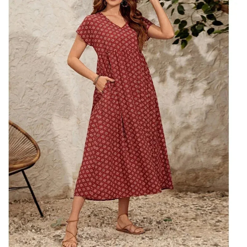 Casual Vintage Summer Dress | Perfect for Everyday Wear