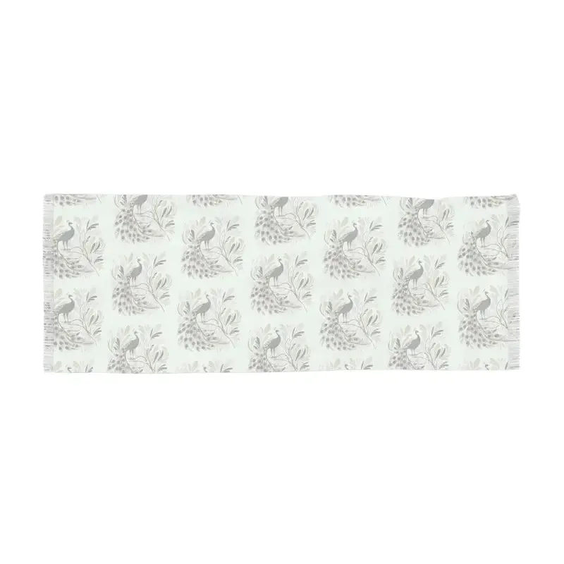 Chic Peacock Print Scarf Revamps your Look